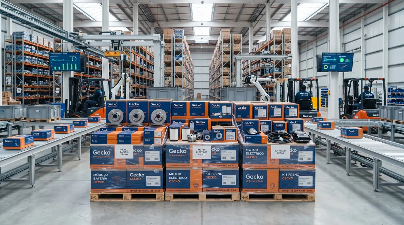 Bodega de repuestos de la postventa del grupo